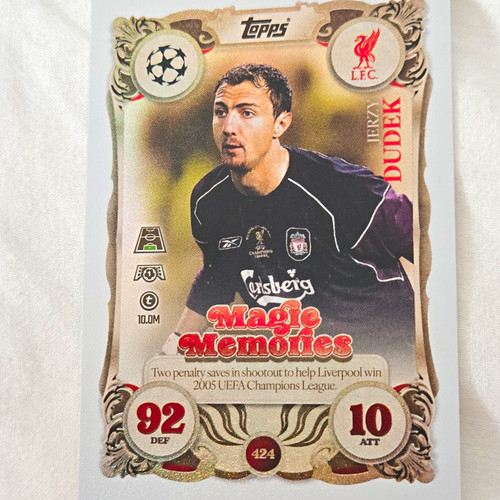 Topps match attax tcg - match, jerzy