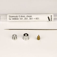 Düsensatz 0,4mm 218874  chrom