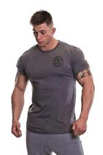 Golds Gym Basic Left Breast -Shirt Baumwolle Bodybuilding Fitness Herren