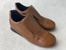 MER DU SUD Schuhe 1xgetragn feines Leder cognac Gr. 37,5 Slipper