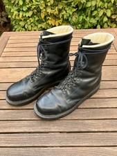Springerstiefel TSR Stiefel Boots - schwarz - Echt Leder - Gr. 43 - gebraucht A
