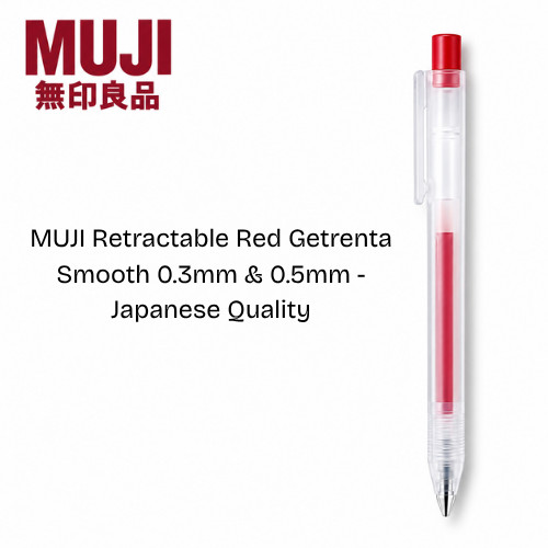 Muji einziehbarer roter - muji,