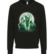 A Heulender Wolf Packung Herren Sweatshirt Pullover