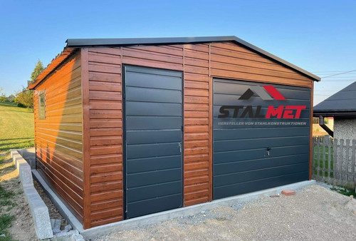 Blechgarage 6x5x2 65m - +, 6x5x2,65m