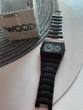 WeWOOD Herren Analog Quarz Uhr mit Holz Armband UHR