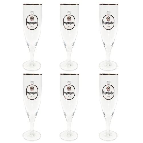 Krombacher bierglas tulpe - 6x,