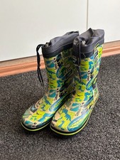 Kangaroos Gummistiefel Regenstiefel grün blau Gr. 34