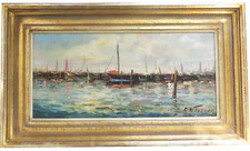 Friedrich Carl Thauer (1924-2009) Ölbild - In den Lagunen vor Venedig - signiert