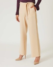 Hose beige 20 Damen Glanzgarn-Galonstreifen "sand" (40)UVP: 79,99 € S35