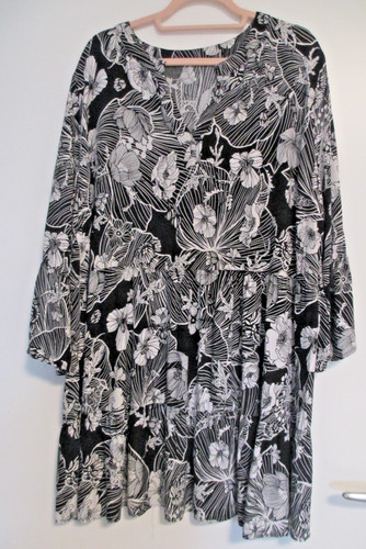Stufen kleid trompetenarm - stufen-kleid,3/4,