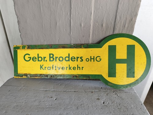 Schild haltestelle kunststoff - schild,