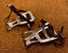 MKS GR-9 Plattform Pedale   Touring Rennrad, Fixie  inkl. Zehenkäfig   oldschool