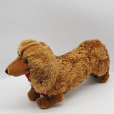 Steiff Dachs Hund Waldi 22 cm Mohair kupferbraun