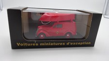 V3562 Eligor Renault Juvaquatre Pompiers Barque + Rames Feuerwehr + Boot - 1:43
