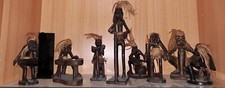 8 afrikanische Asmat Figuren
