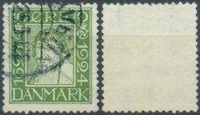 Dänemark, Mi.Nr. 134 gestempelt, König Christian IV. Kopf nach links, 10 Öre