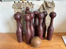 (RB)5025-5143, altes Kegel Spiel, Spielzeug, Deko