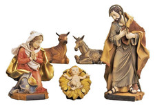 Krippenfiguren Nativity Set groß 30 cm handbemalt Paolo Rossi Weihnachts-Deko