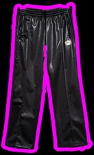 "ADIDAS" SPORTHOSE S "MISSY ELLIOTT" SCHWARZ/GOLD "RESPECT ME" VINTAGE!! NEU!!