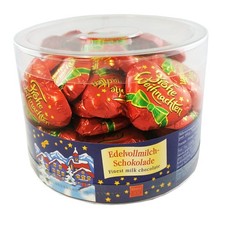 Storz Herzen Frohe Weihnachten Edel Vollmilchschokolade 50 Stück 450g