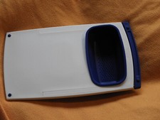 Schneidebrett Kunststoff 40x25 cm Abtropfschale ausziehbar bis 63 cm Spülbeckena