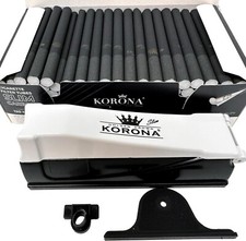 Korona Slim Schwarz Kohlefilterröhrchen 120 Röhrchen + Füllmaschine SET