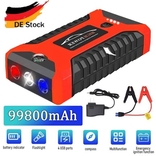 99800mah auto kfz starthilfe - 99800mah,