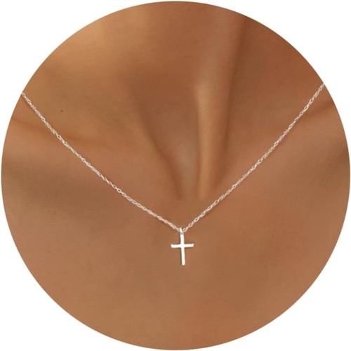 Kreuz kette damen gold - kreuz,