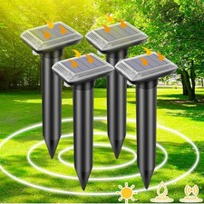4x Solar Wühlmausschreck