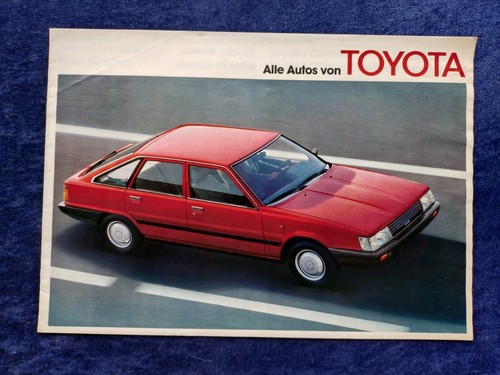 Toyota programm prospekt 1983 - toyota,