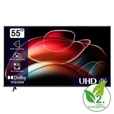 HISENSE Fernseher 55 Zoll 4K Ultra HD VIDAA U6 55E6KT RO_55E6KT_R