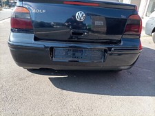 VW Golf 1E Cabrio 2000 original Stoßstange hinten LC5M Zierleisten in Wagenfarbe