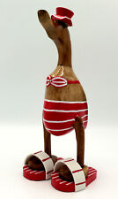 Ente aus Holz 25 cm mit