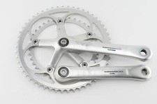 Shimano 600 Tricolor FC-6400 172,5 Vierkant Kurbel 2-Fach 53/39 2x8 speed