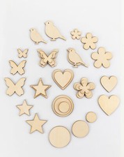 Holzformen Mandala Dotting Schablone Bastelmaterialen 210-teilig 6 Motive B-WARE