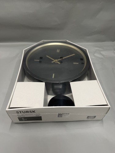 Ikea stursk wanduhr schwarz - wanduhr,,