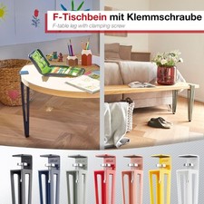 Tischbein Möbelbein 1-4