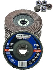 Fächerscheiben 125mm Lamellenscheiben Holz Metall Schleifscheiben Korn P40- P120