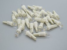 10 x Led Weiss 12V Sockel T5