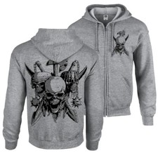 Kapuzenjacke "SKULLS & ARMS"