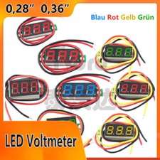 LED Voltmeter - Mini Einbau