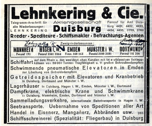 Lehnkering cie duisburg - lehnkering,