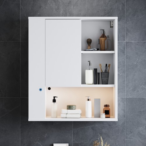 Badezimmerschrank mit led - mit,