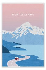 Poster Neuseeland - Katinka