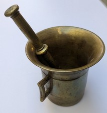 antik großer Bronze Messing