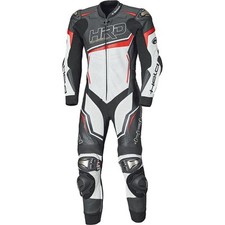 Held Slade 2 Motorrad Motorrad Einteiler Anzug schwarz / weiß / rot