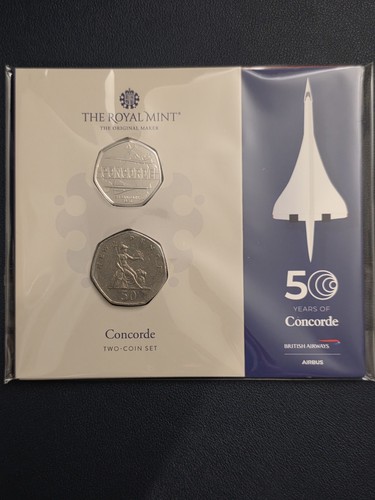 Royal mint concorde 50th - concorde,
