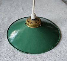 Werkstattlampe Bauhaus Emaille