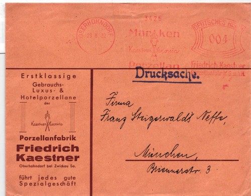 Deutsches reich auf brief - reich,