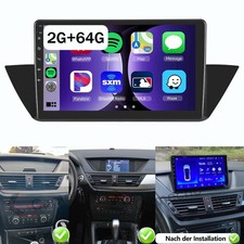 Android 15 Wireless Carplay Für BMW X1 E84 2010-2015 Autoradio 10" GPS WIFI 64G